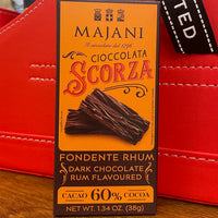Majani Scorza 60% Dark Chocolate with Rum 38g