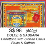 Dolce & Gabbana Panettone with Sicilian Citrus Fruits & Saffron 500g