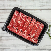 Australian Wagyu Ribeye Beef Sliced and pack in container offered by Meat United