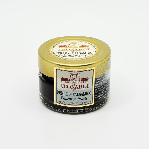 Leonardi Balsamic Vinegar Pearls  from Italy imported by Meat United