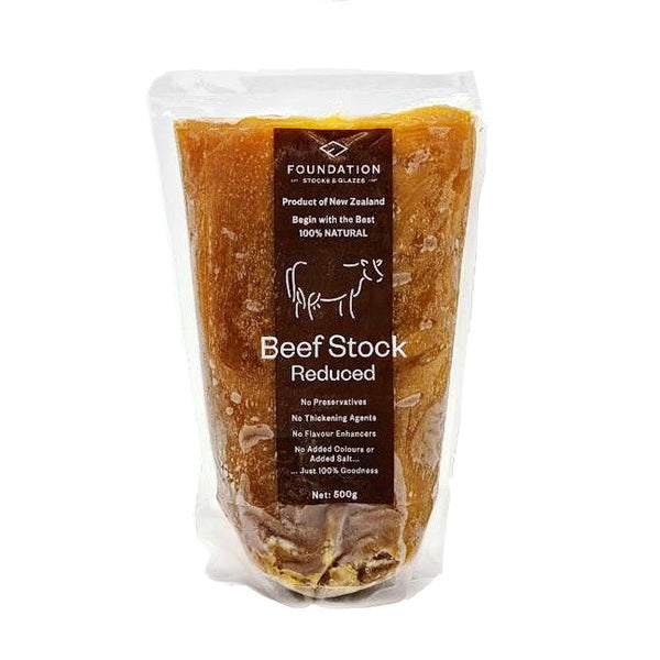 Foundation Stocks and Glazes Beef Stock Reduced available at Meat United