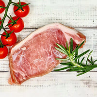 Chestnut Pork Boneless Loin Steak cut from Spanish imported by Meat United
