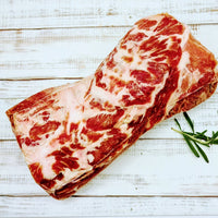 Full Slab of Iberico Pork Collar available at Meat United