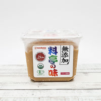 Japanese miso made from organic soybeans, organic rice
