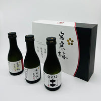 3 bottles of premium tasting sake from 9% rice polishing