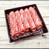 thinly Sliced and rolled Miyazaki A4 Wagyu A4 Beef