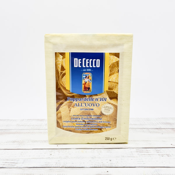 De Cecco Pappardelle n° 101 all'uova Pasta selling at Meat United