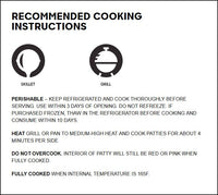 Recommended Cooking Instructions for Beyond Burger can be purchase at Meat United