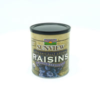 organic plump black raisins