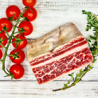 Slab of US Short Ribs English Cut Bone In purchasable at Meat United