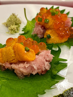 Fresh uni with ikura from Meat United