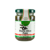 imported bottle of black olive pate from Meat United