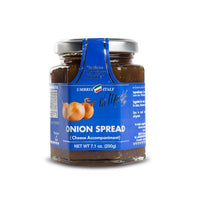 Imported bottle of onion spread from Meat United
