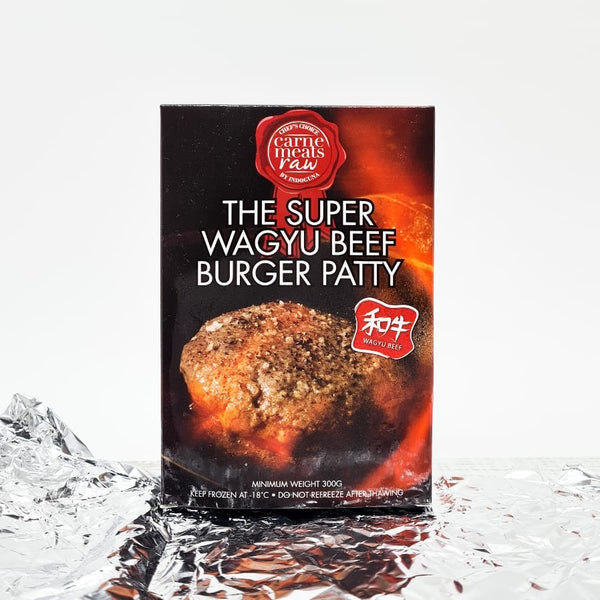 wagyu burger patties available at Meat United